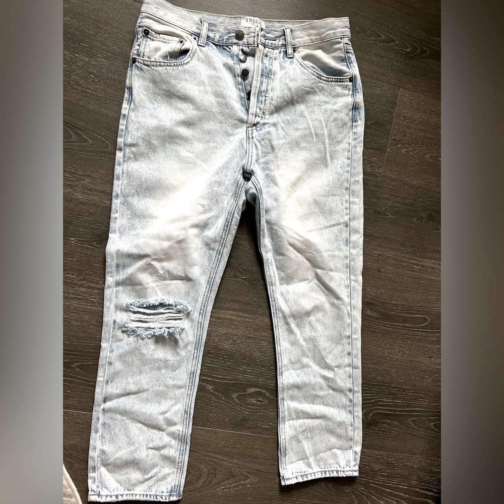 Boutique - Boyfriend Fit women jeans -Sz 28 - twelve by on Twelfth -stonewashed